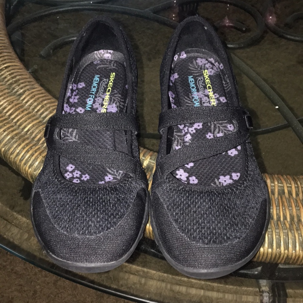 Black slip on sketchers